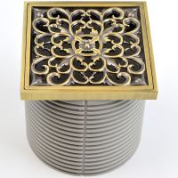 Товар: Душевой трап Bronze de Luxe Узоры 21962-57 с решеткой Бронза - фото 5 Душевой трап Bronze de Luxe Узоры 21962-57 с решеткой Бронза — фото 5, Трапы для душа