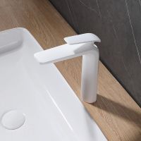 Товар: Смеситель для раковины Rose R39C R3911C Белый матовый - фото 4 Смеситель для раковины Rose R39C R3911C Белый матовый — фото 4, Смесители для раковины