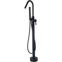 Смеситель для ванны Boch Mann Sella B BM9635 Черный матовый — фото 1, Смесители напольные