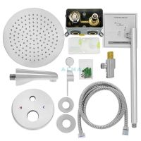 Товар: Душевая система ALMAes Marita TVZ-8839 Хром - фото 3 Душевая система ALMAes Marita TVZ-8839 Хром — фото 3, Душевые системы