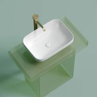 Раковина-чаша Ceramicanova Element 50 CN6055MW Белая матовая — фото 21, Раковины накладные