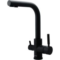 Смеситель для кухни Swedbe Selene Plus 8149 Черный матовый — фото 1, Смесители для кухни