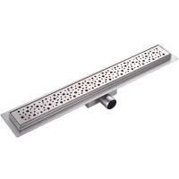 Душевой лоток Haiba 600x70 HB92600 с решеткой Сатин — фото 1, Душевые лотки