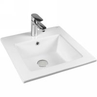 Раковина Bond 41 S06-410 Белая глянцевая — фото 1, Раковины встраиваемые сверху