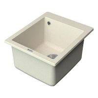 Мойка кухонная Point Динара 42 PN3004BG, светло-бежевый — фото 3, Кухонные мойки