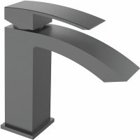 Смеситель для раковины Rose R15T R1501T Оружейная сталь — фото 1, Смесители для раковины