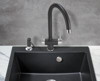 Смеситель для кухни Milacio Ultra MCU.554.MB Черный матовый — фото 2, Смесители для кухни