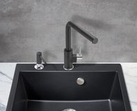 Смеситель для кухни Milacio Ultra MCU.555.MB Черный матовый — фото 3, Смесители для кухни