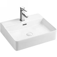 Раковина Azario 52 AZ-2173-S SP Белая — фото 1, Раковины накладные