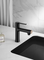 Смеситель для раковины Haiba HB10652-7 Черный матовый — фото 3, Смесители для раковины