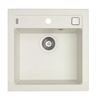 Мойка для кухни ALVEUS FORMIC 20 GRANITAL+ ARCTIC-G11M 520x510x200;1x с сифоном 1127749, — фото 1, Кухонные мойки