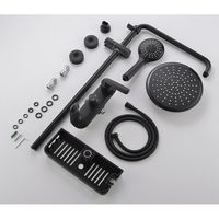 Душевая система Orans OLS-7558 7558000 Черная — фото 2, Душевые стойки