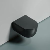 Товар: Унитаз Ceramicanova Modena Rimless CN6063MDH подвесной Темный антрацит матовый с сиденьем Микролифт - фото 4 Унитаз Ceramicanova Modena Rimless CN6063MDH подвесной Темный антрацит матовый с сиденьем Микролифт — фото 4, Подвесные унитазы