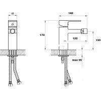 Товар: Смеситель для биде Bronze de Luxe Simple SW980 Хром - фото 2 Смеситель для биде Bronze de Luxe Simple SW980 Хром — фото 2, Смесители для биде