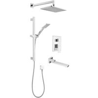 Душевая система Swedbe Platta 5545 Хром — фото 7, Встраиваемые душевые комплекты