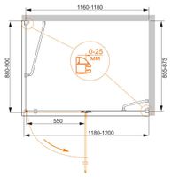 Товар: Душевой уголок CEZARES BERGAMO-W-AH-1-120/90-C-Cr-R - фото 2 Душевой уголок CEZARES BERGAMO-W-AH-1-120/90-C-Cr-R — фото 2, Душевые уголки