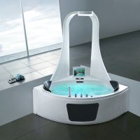 Акриловая ванна Gemy G9069 O 151х151 с гидромассажем — фото 2, Ванны