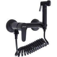 Гигиенический душ со смесителем Maretti Project Black PB30RN69 Черный матовый — фото 1, Гигиенические души