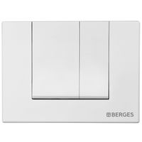 Клавиша смыва Berges Novum S1 040041 Белая — фото 1, Кнопки смыва