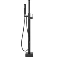 Товар: Смеситель для ванны Swedbe Spira 4005B Черный матовый - фото 3 Смеситель для ванны Swedbe Spira 4005B Черный матовый — фото 3, Смесители напольные