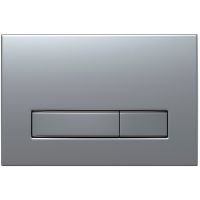 Клавиша смыва Berges Atom Line 049230 Хром матовый — фото 1, Кнопки смыва