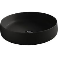 Раковина-чаша Artceram Cognac 48 COL002 17 00 Nero matt — фото 1, Раковины накладные