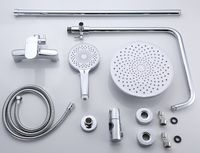 Товар: Душевая система Bond B01-8100 Хром - фото 4 Душевая система Bond B01-8100 Хром — фото 4, Душевые стойки