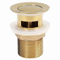 Донный клапан Iddis Cloud CLOG000i88 Золото — фото 1, Раковины и столешницы. Выпуски для умывальников