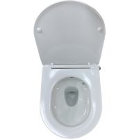 Унитаз биде Laguraty YL038S подвесной с сиденьем Микролифт — фото 2, Подвесные унитазы