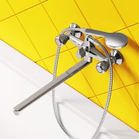 Смеситель для ванны Dorff Modern D7095000 универсальный Хром — фото 7, Смеситель для ванны