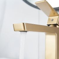 Смеситель для раковины Rose R18G R1801G-1 Золото матовое — фото 3, Смесители для раковины