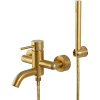 Смеситель для ванны Remer X-Style X02BG Золото брашированное — фото 1, Смеситель для ванны