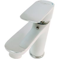 Смеситель для раковины Melodia della vita Rumba MDV35320wt Белый Хром — фото 6, Смесители для раковины