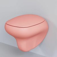 Товар: Унитаз Ambassador Diamond 123T20901R-122T20901 подвесной Розовый матовый с сиденьем Микролифт - фото 8 Унитаз Ambassador Diamond 123T20901R-122T20901 подвесной Розовый матовый с сиденьем Микролифт — фото 8, Подвесные унитазы