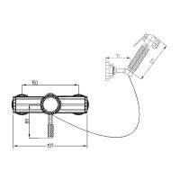 Смеситель для душа Bronze de Luxe Windsor 10133 Бронза — фото 7, Смеситель для душа