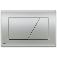 Клавиша смыва Alcaplast M172 Хром матовая — фото 1, Кнопки смыва