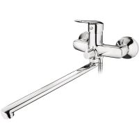 Смеситель для ванны Ledeme H51 2251L универсальный Хром — фото 1, Смеситель для ванны