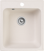 GRANFEST Мойка QUARZ 17 1-чаша 420*480мм белый арт.GF-Z- — фото 1, Кухонные мойки