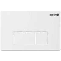 Клавиша смыва Creavit Arc GP8001.00 Белая — фото 1, Кнопки смыва