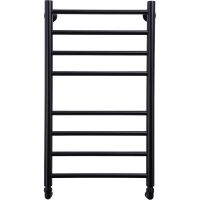 Водяной полотенцесушитель Comfysan Luce W-8 80x40 Черный матовый арт-013448 — фото 3, Водяные полотенцесушители