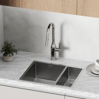 Смеситель для кухни Sancos Grand SC4002BNG Нержавеющая сталь — фото 3, Смесители для кухни