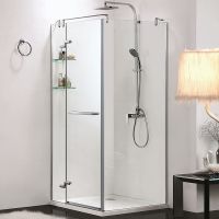 Душевой уголок Azario Montreal 90х90 AZ-NWG1231-L профиль Хром стекло прозрачное — фото 1, Душевые уголки