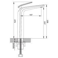 Товар: Смеситель для раковины Rose R39G R3911G Золото матовое - фото 7 Смеситель для раковины Rose R39G R3911G Золото матовое — фото 7, Смесители для раковины