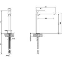 Смеситель для раковины Gessi Emporio Via Manzoni 38609#031 Хром — фото 2, Смесители для раковины