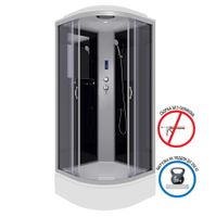 Душевая кабина Niagara Classic NG-3501-14P (90х90х215) средний поддон(26см),стекло тонированное,4 ме — фото 2, Душевые кабины