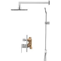 Душевая система Swedbe Platta 5540 Хром — фото 5, Встраиваемые душевые комплекты