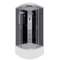 Душевая кабина Niagara Classic NG-2509-14F (100х100х215) высокий поддон(40см),стекло тонированное,4  — фото 1, Душевые кабины