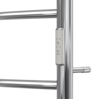 Полотенцесушитель электрический Point Афина PN04858P П5 500x800 с полкой, диммер справа, хром — фото 5, Электрические полотенцесушители