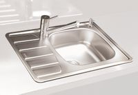 Товар: Мойка для кухни ZOOM 10 LEI-90-615X500 в комплекте с сифоном 1130550, - фото 2 Мойка для кухни ZOOM 10 LEI-90-615X500 в комплекте с сифоном 1130550, — фото 2, Кухонные мойки