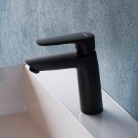 Смеситель для раковины Dorff Prime New D40102122 Черный матовый — фото 7, Смесители для раковины